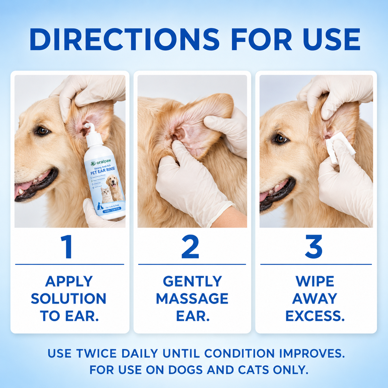 Oralpw™🐶🐱 Ear Cleaner | Relieves Itching in Dogs & Cats