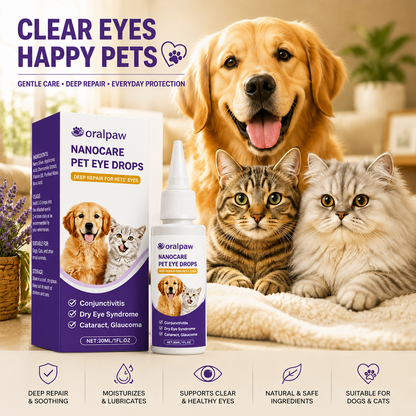 🎉LAST DAY BUY 1 GET 1🔥 OralPaw™ Pet Eye Drops for Dogs & Cats – Gentle Daily Eye Care