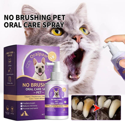 Oralpaw™ 🍃No Brushing Oral Care Spray for Dogs Cats