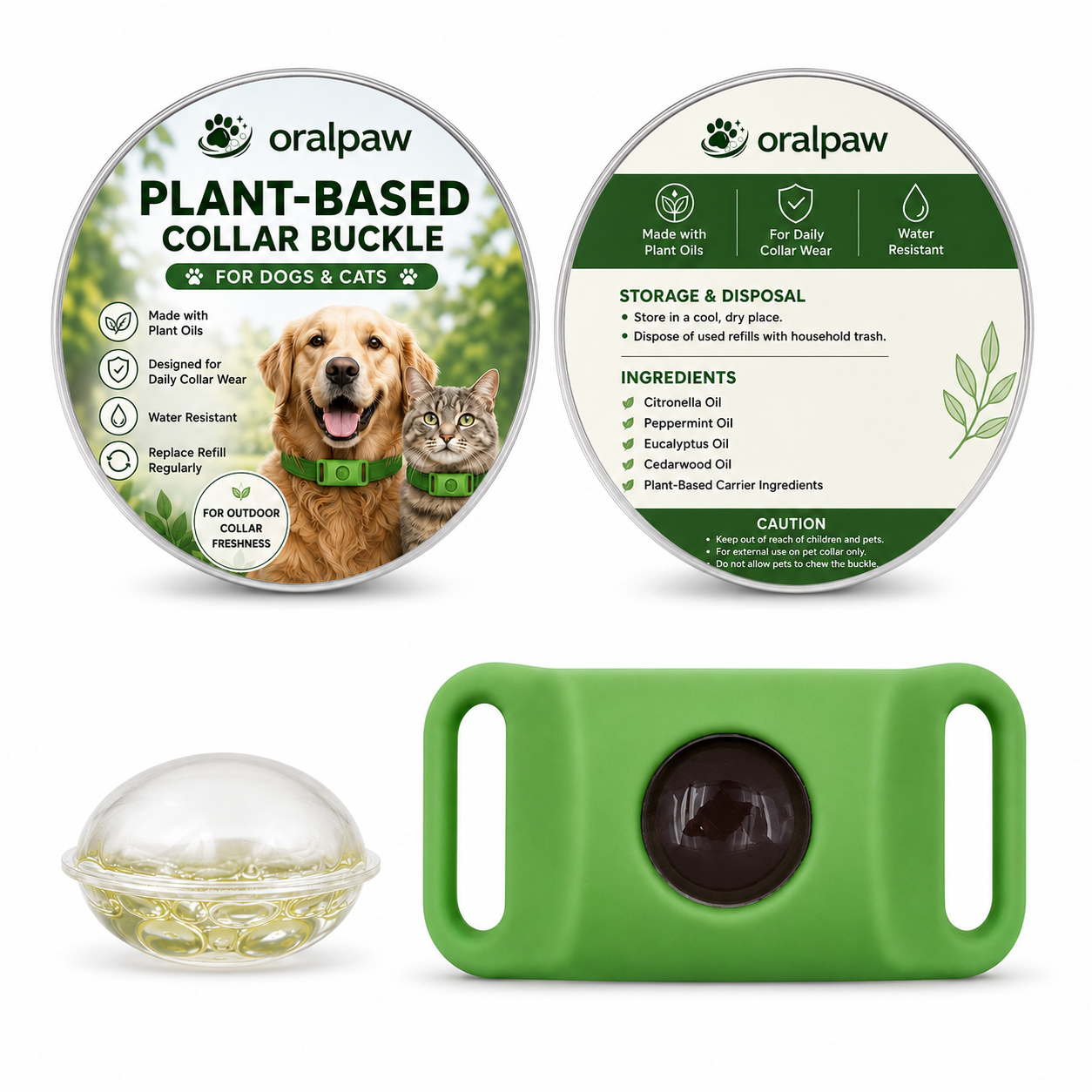 Peauvelle™ Flea & Tick Collar for Dogs – Natural Plant-Oil Protection