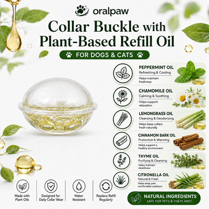 Oralpaw™Pets Worming Collar Buckles| 60 Days Flea &Tick Free