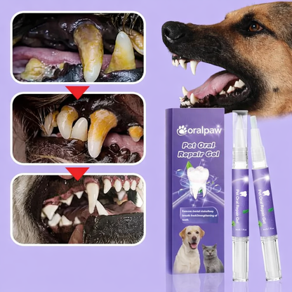 OralPaw™ Pet Oral Repair Gel - Dog Cat Oral Hygiene|Removal of Tooth Stains
