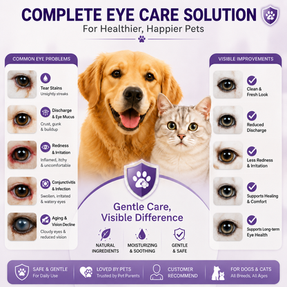 🎉LAST DAY BUY 1 GET 1🔥 OralPaw™ Pet Eye Drops for Dogs & Cats – Gentle Daily Eye Care