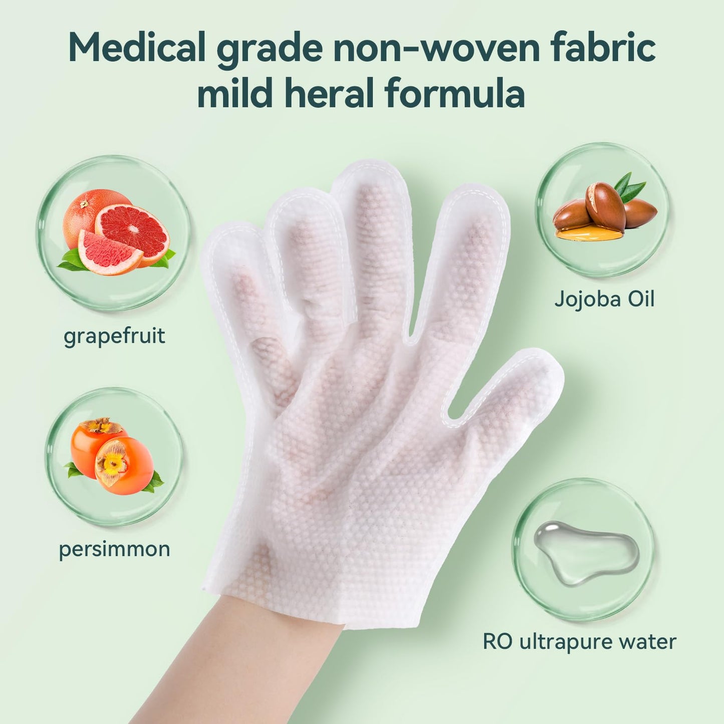 OralPaw™ No-Rinse Pet Glove Wipes for Dogs & Cats