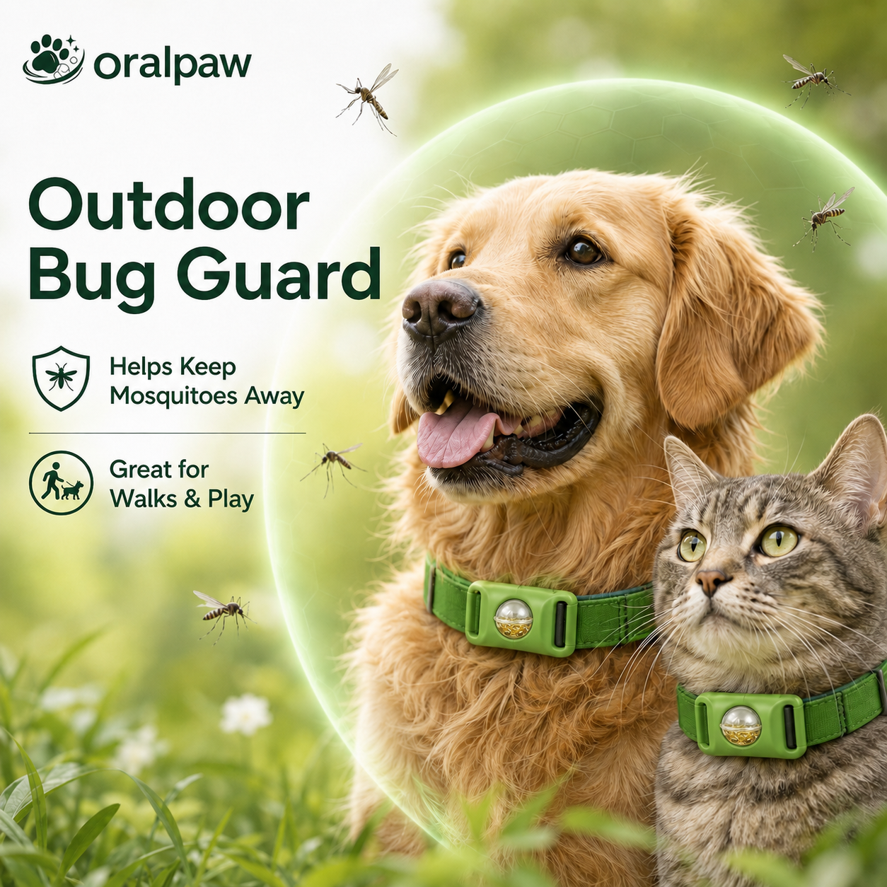 Peauvelle™ Flea & Tick Collar for Dogs – Natural Plant-Oil Protection