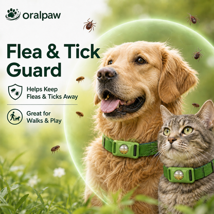 Oralpaw™Pets Worming Collar Buckles| 60 Days Flea &Tick Free