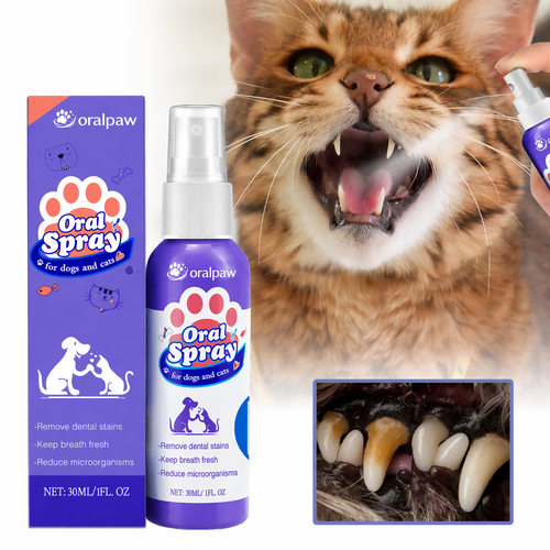 OralPaw™Cat & Dog Dental Cleaning Spray|Pet Oeal Spray