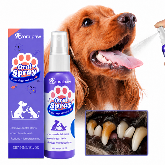 OralPaw™ Dental Cleaning Spray for Cat & Dog |Pet Oral Spray