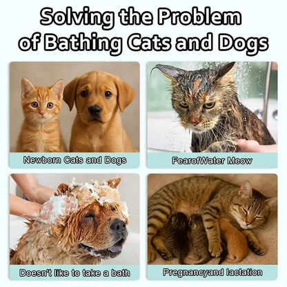 OralPaw™ Rinse-Free Dog Shampoo Mitts –Pet Bath Glove Wipe