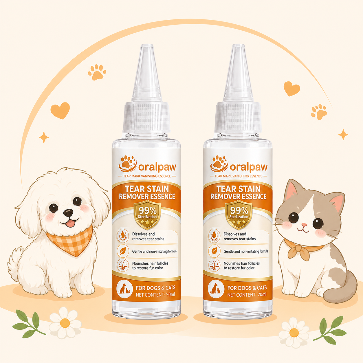 Orlapw🐾 🐱Gentle Pet Tear Stain Removal Essence